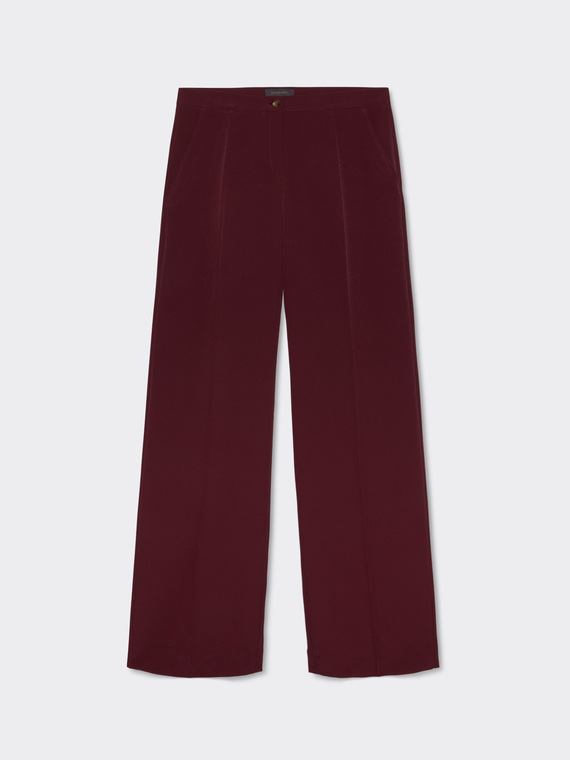 Men's trousers in stretch cady