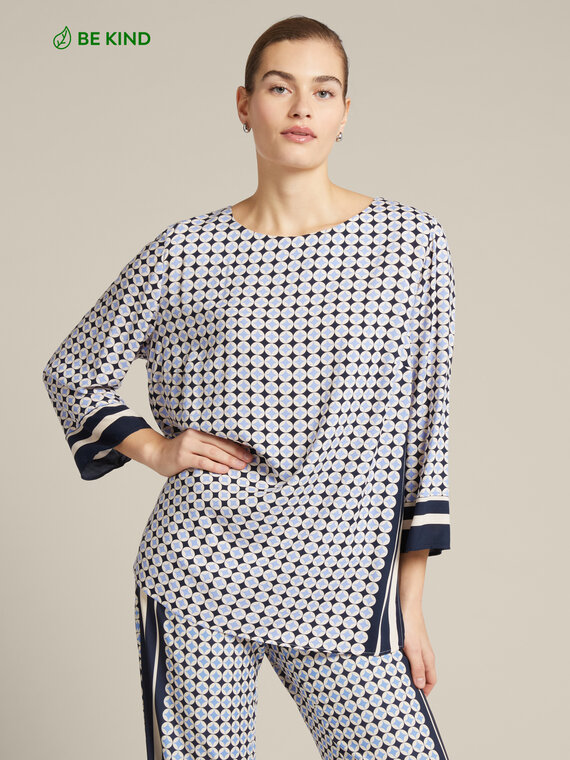 Blouse imprimée en viscose ECOVERO™