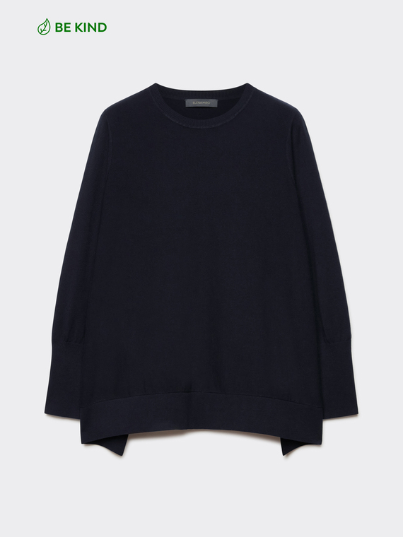 Oversize sweater in LENZING™ ECOVERO™ viscose