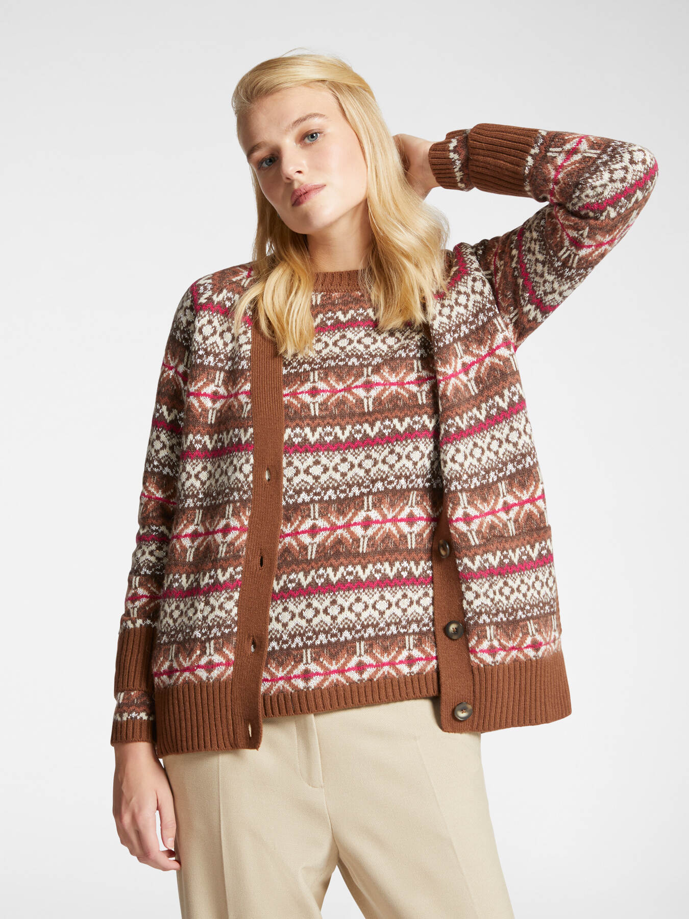 Cardigan jacquard image number 0