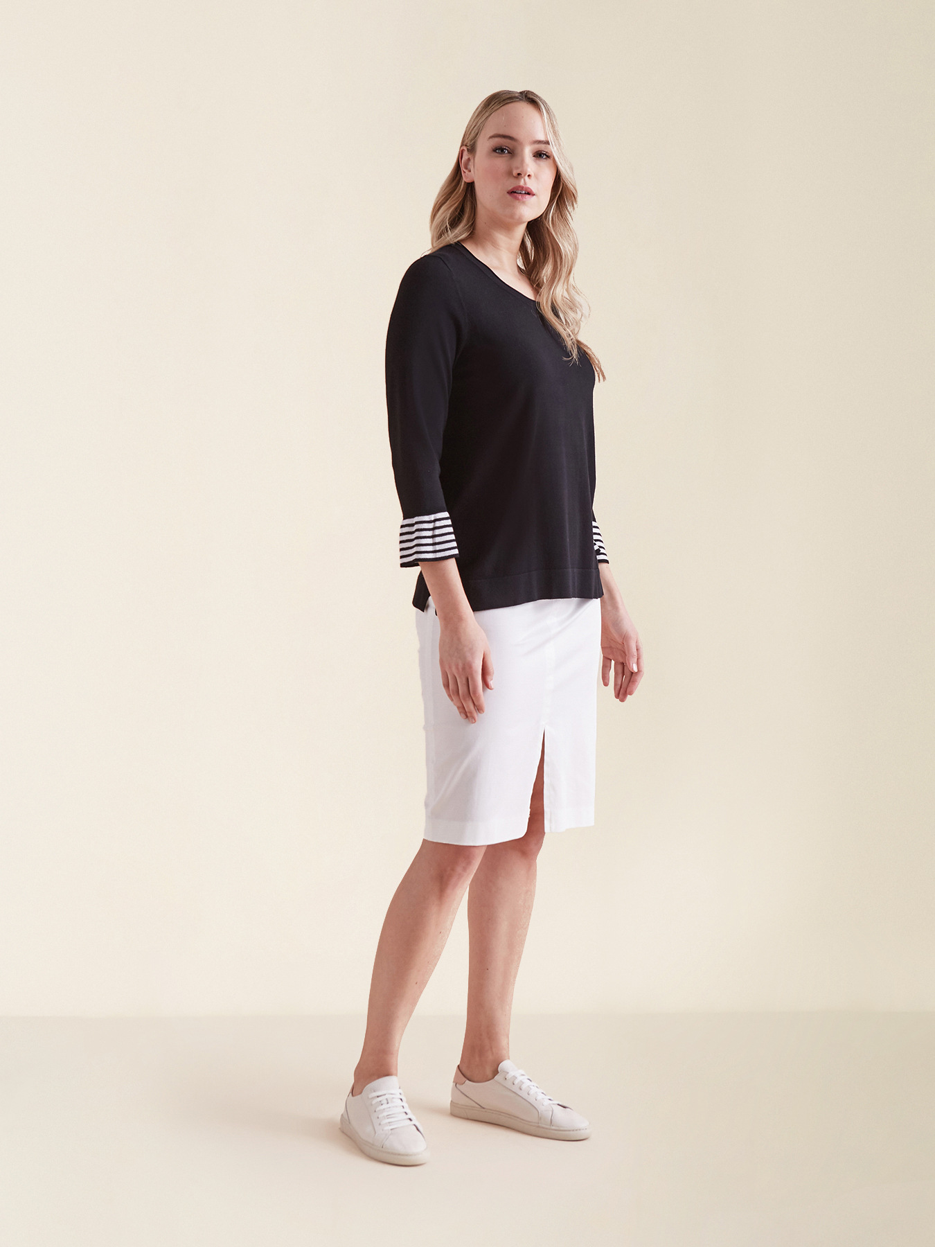 White satin skirt value sales