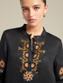 Blusa de linho com bordado étnico image number 3