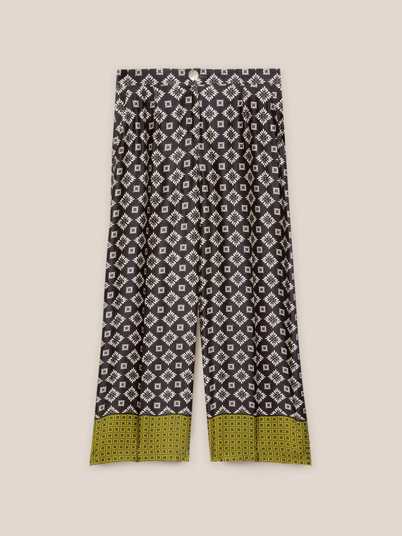 Printed trousers