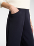 Pantaloni pull on cropped in scuba leggero image number 3