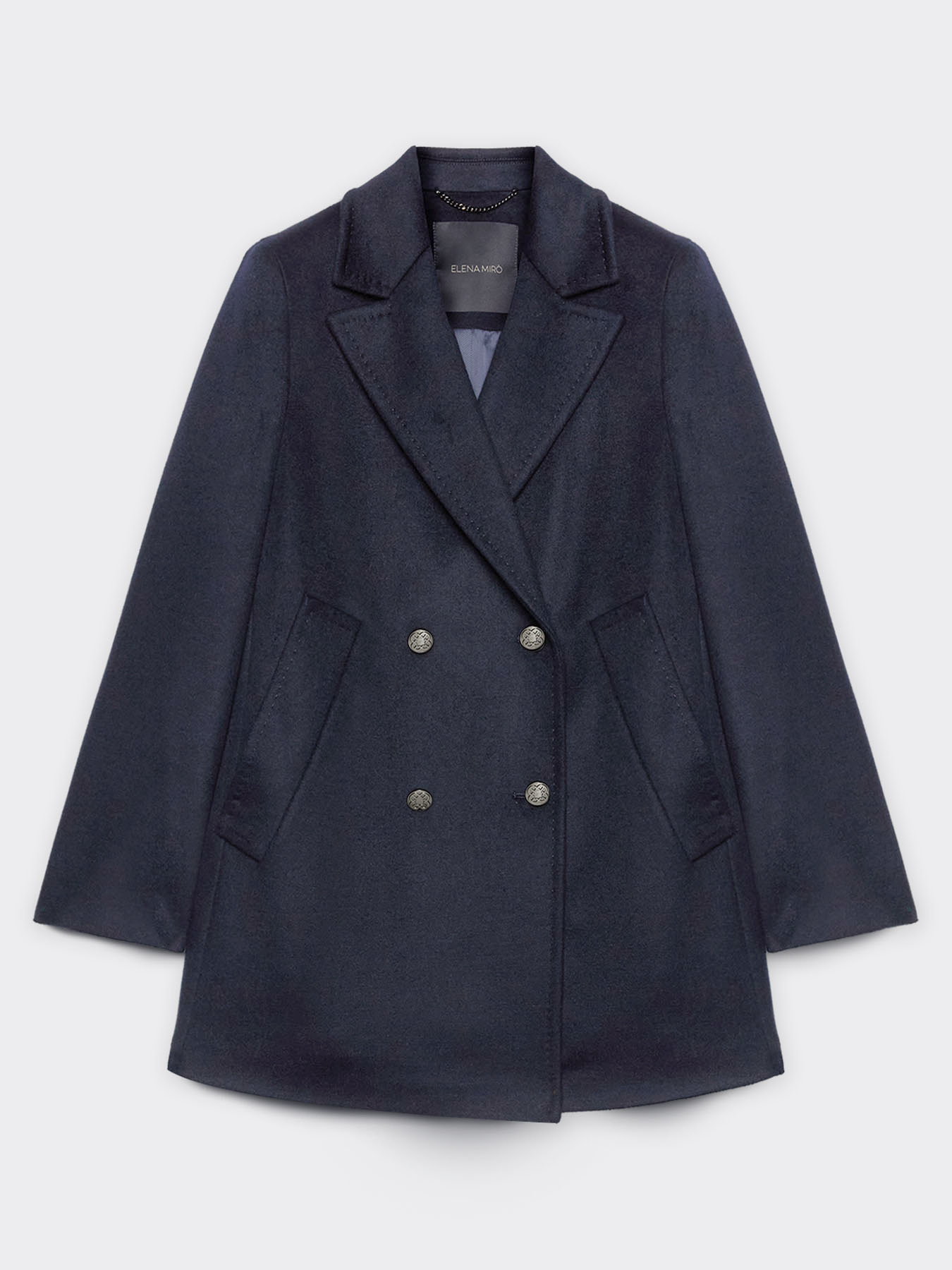 Luxury wool peacoat winter jacket