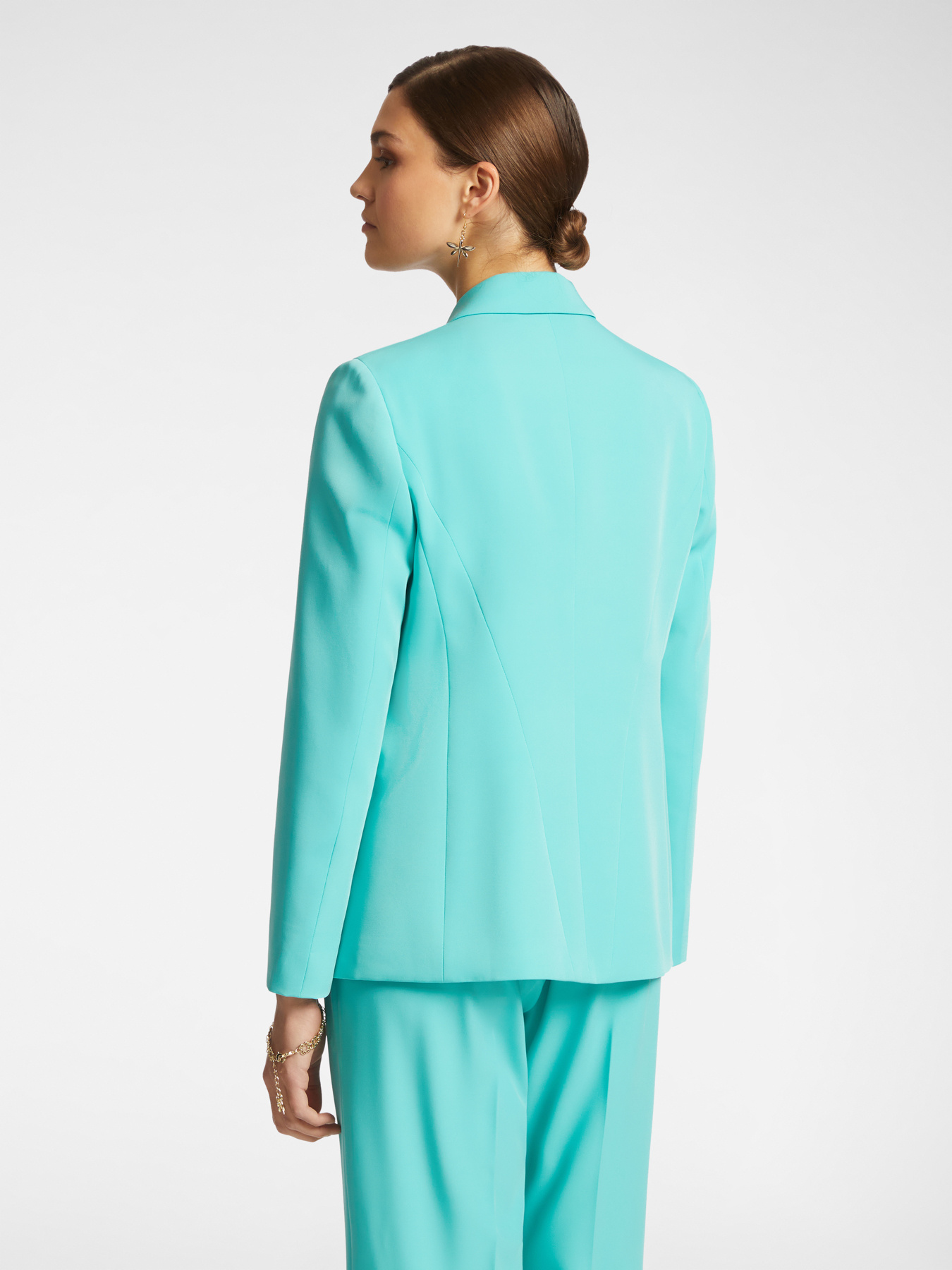 Blazer in cady stretch image number 1