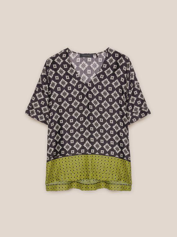 Blusa stampata