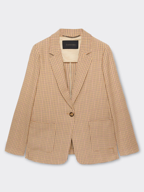 Blazer à carreaux