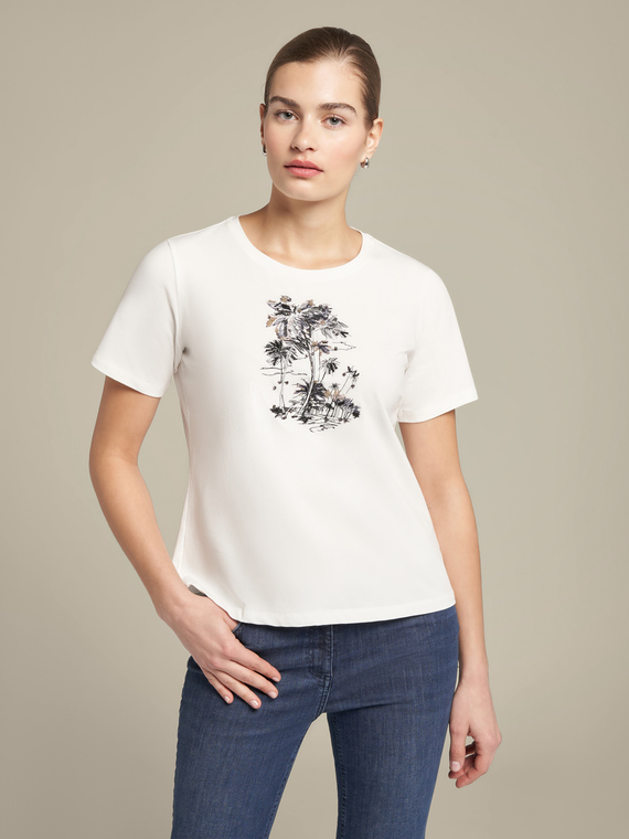 Embroidered T-shirt