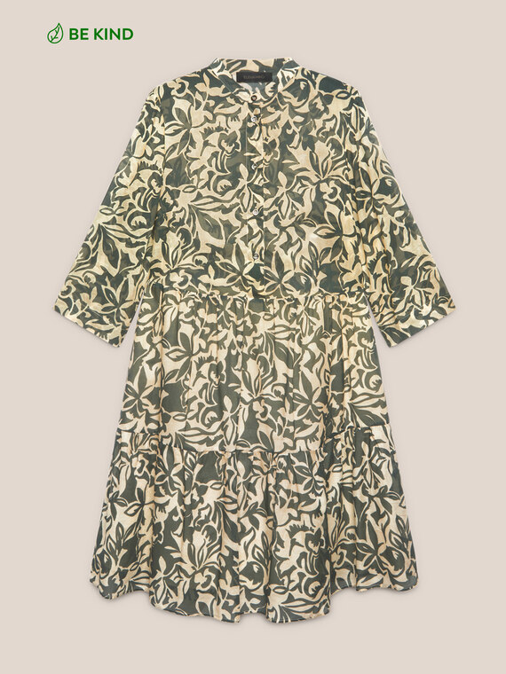 Printed organic cotton dress