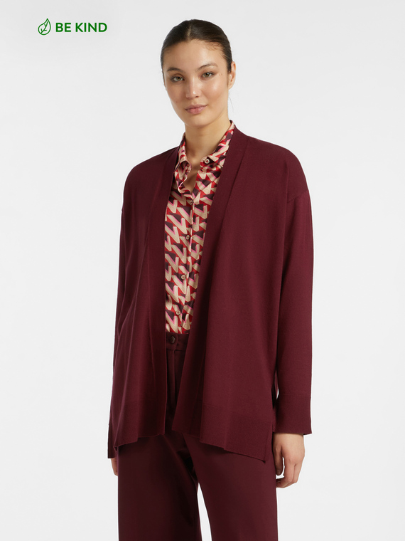 Cardigan long en viscose LENZING™ ECOVERO™