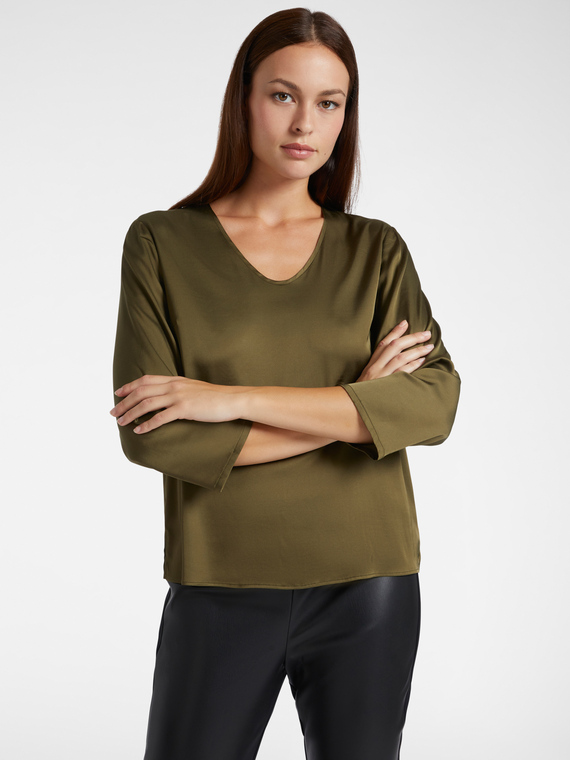 Blusa in raso