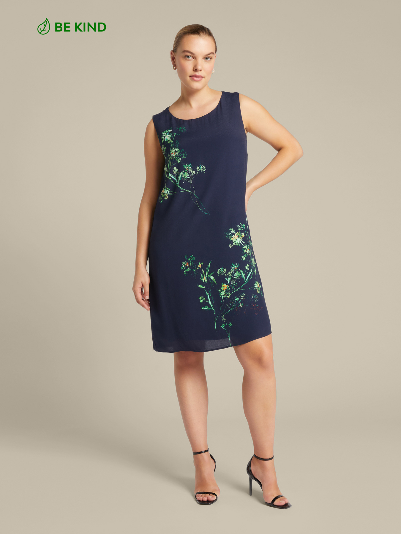 Floral ECOVERO™ viscose dress image number 0