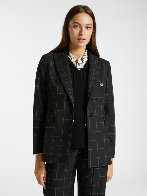 Pinstriped blazer