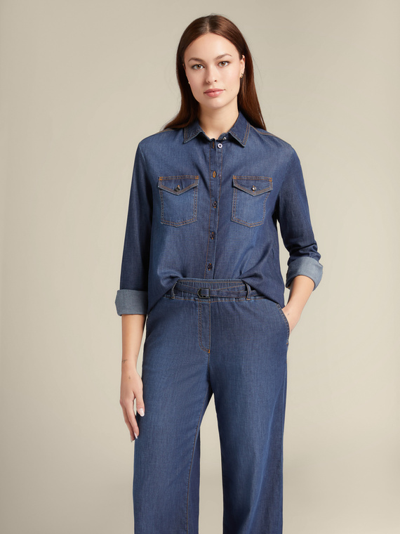 Camicia in chambray