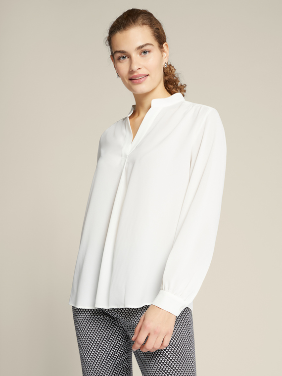 Blouse avec fronces