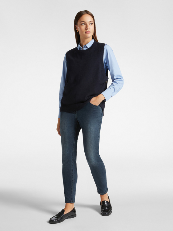 Jeggings in denim power stretch