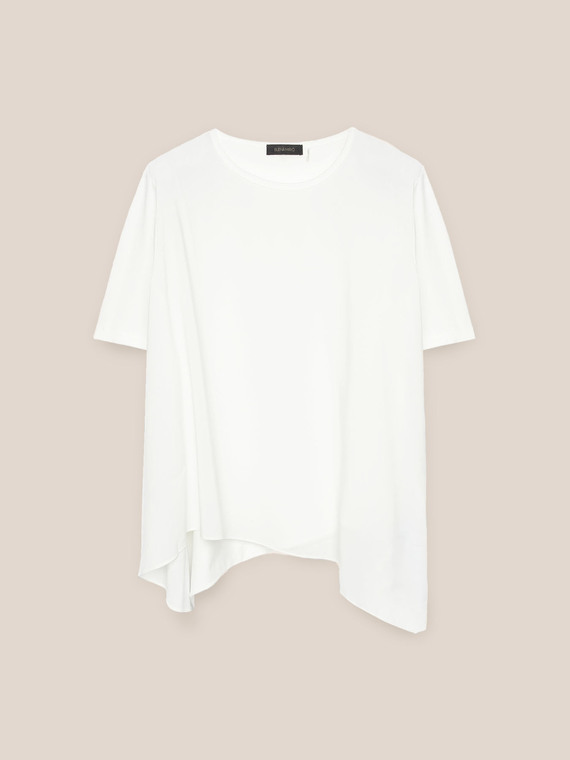 Loose asymmetric T-shirt