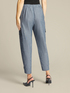 Chambray cargo trousers image number 1