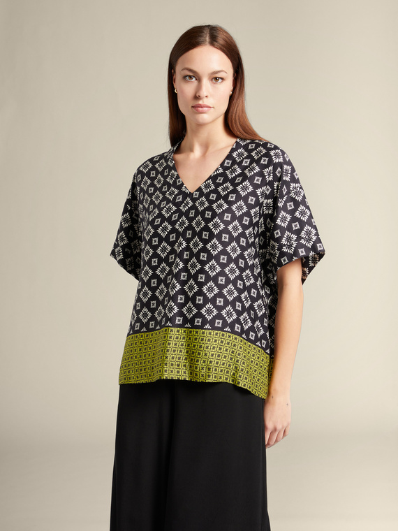 Blusa stampata