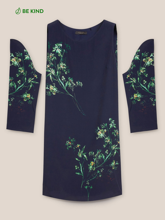 Kleid aus ECOVERO™ Viskose mit Blumenmuster