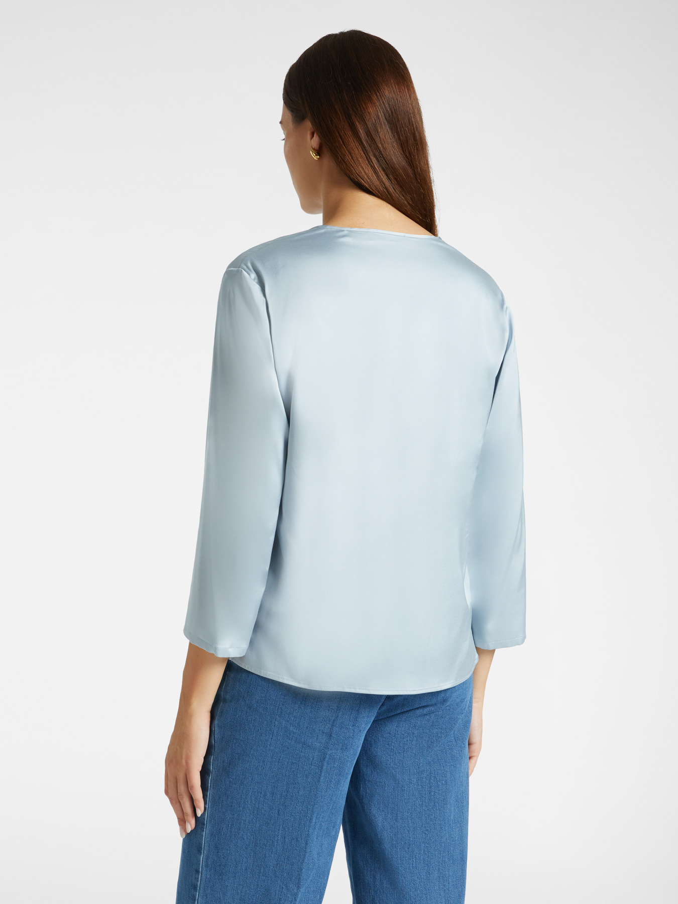 Blusa in raso image number 1