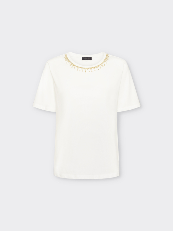 T-shirt ricamata