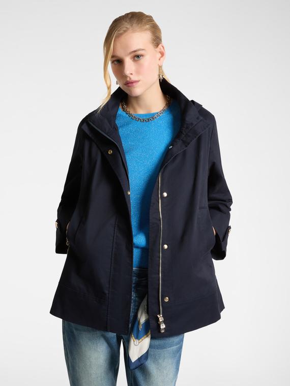 Parka in cotone con cappuccio
