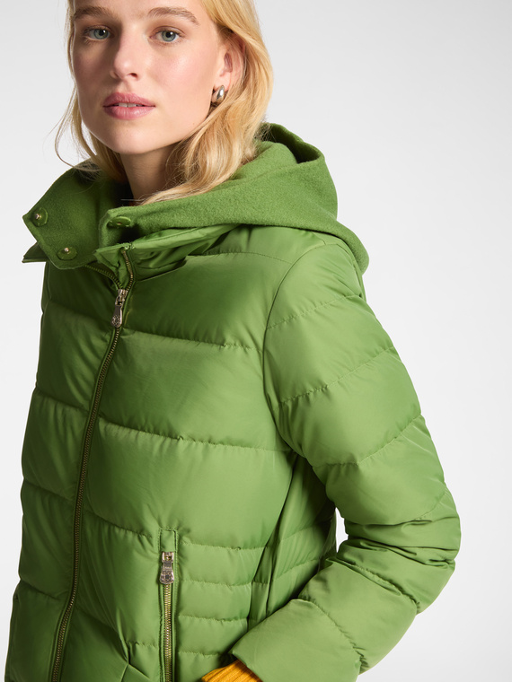 Matte nylon down jacket