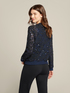 Elegant embroidered bomber jacket image number 1