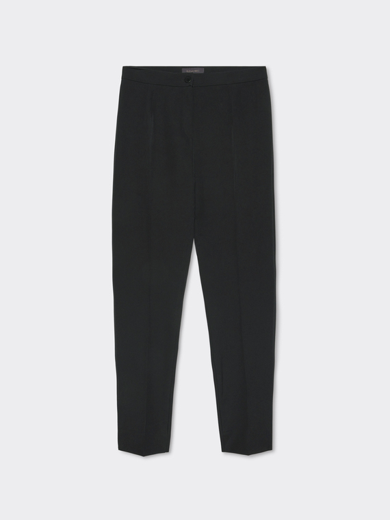 Pantaloni dritti in cady stretch