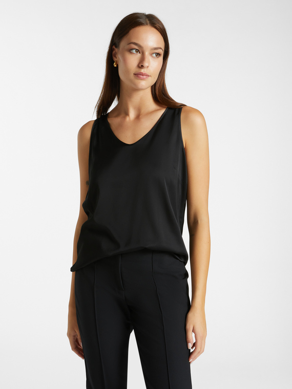 Top in raso stretch