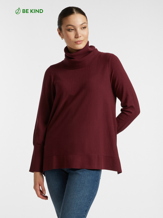 Oversize-Pullover aus Viskose LENZING™ ECOVERO™