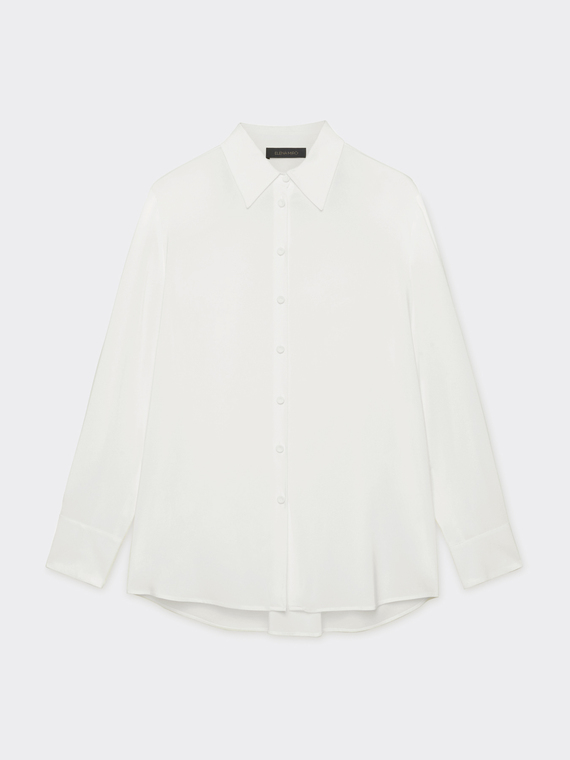 Men’s cut georgette shirt