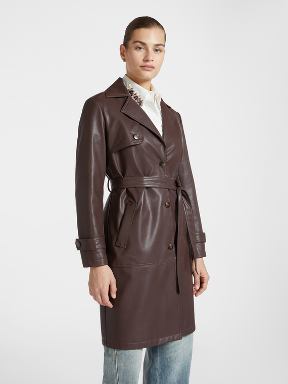 Trench coat with belt