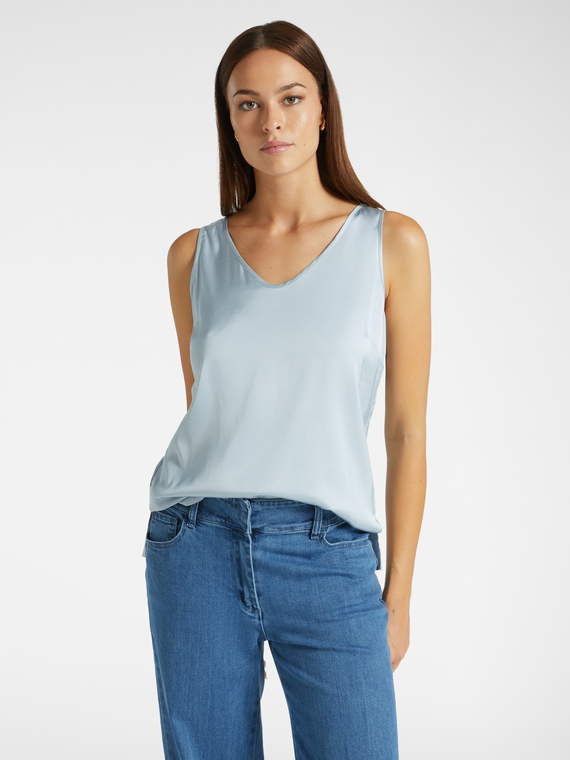 Top in raso stretch