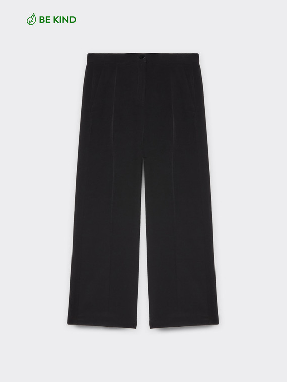 Cady trousers with side edges