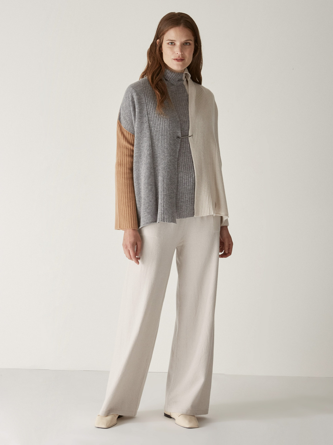 cos colour block cardigan