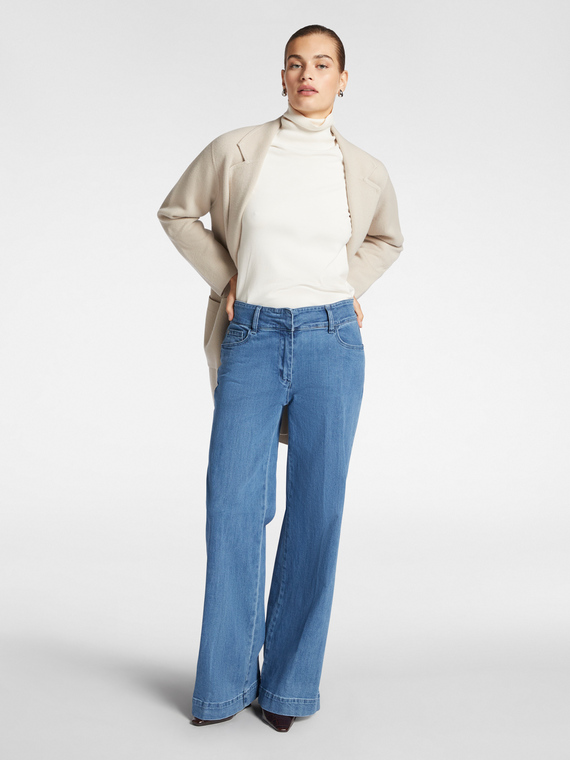 Palazzo wide leg jeans