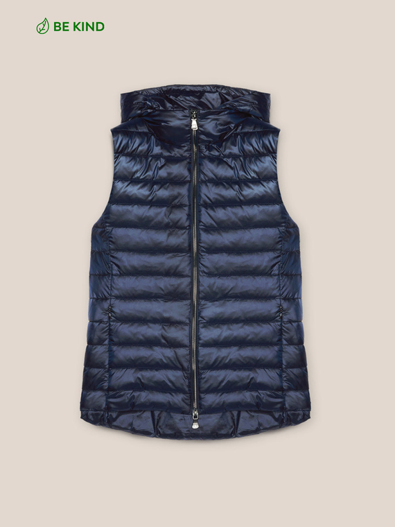 Gilet trapuntato nylon riciclato