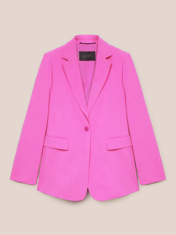 Blazer in tessuto fluido