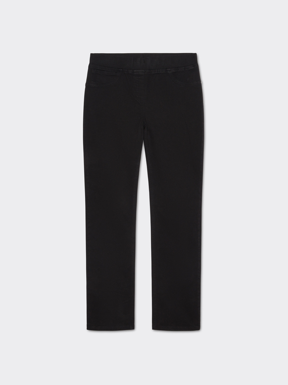 Pantaloni dritti pull on