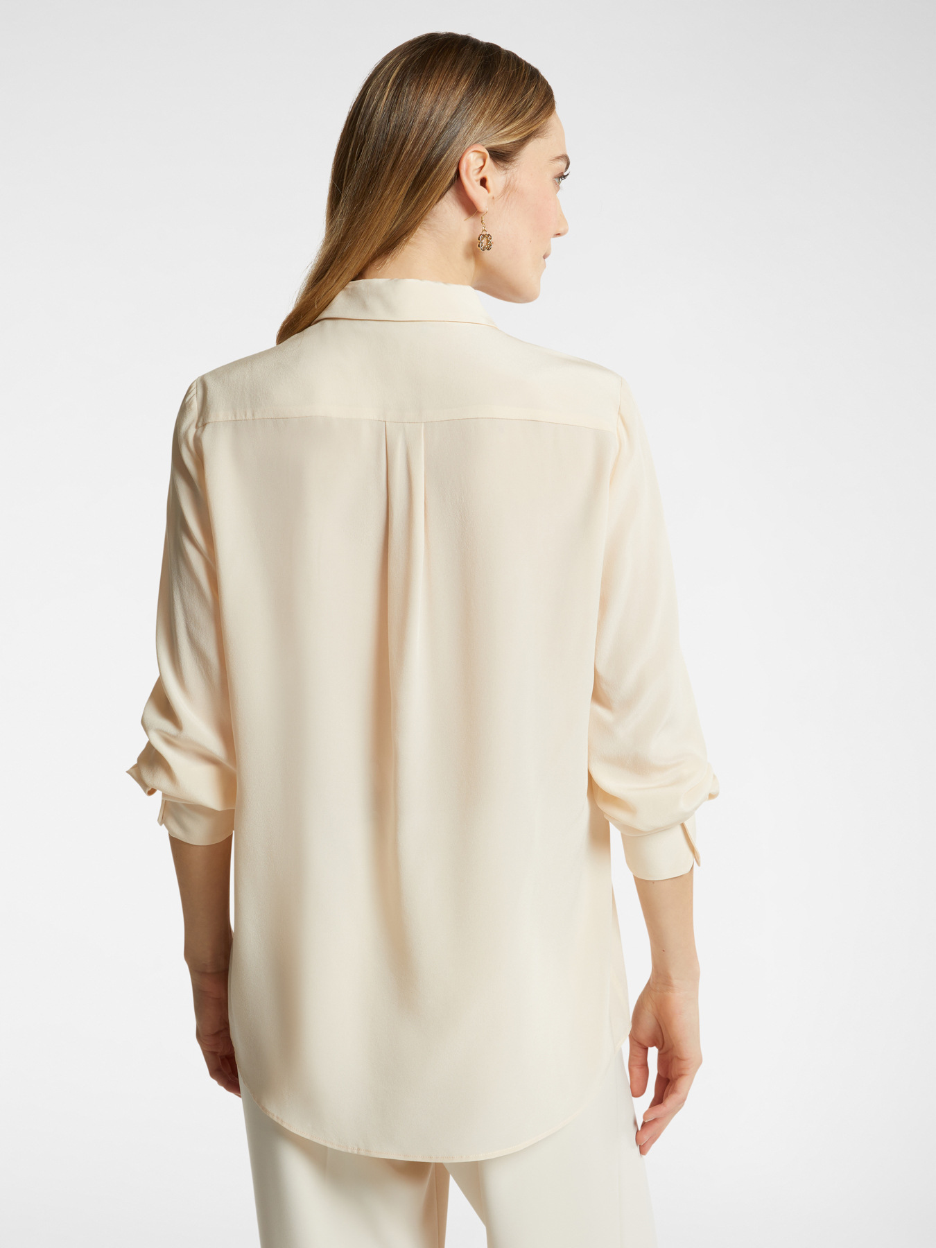 Camicia in seta con fusciacca image number 1