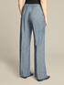 Pantaloni ampi in chambray image number 1