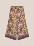 Loose-fitting printed beach trousers image number 5