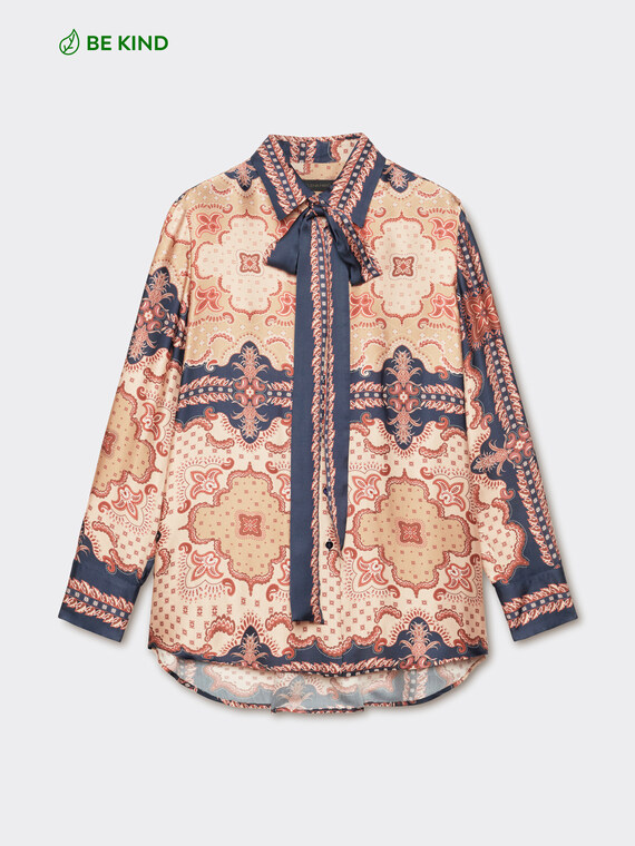 LENZING™ ECOVERO™ viscose print shirt