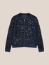 Elegant embroidered bomber jacket image number 4