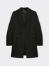 Blazer lungo in stuoia stretch image number 4