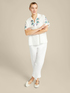 Poplin blouse with embroidery image number 2