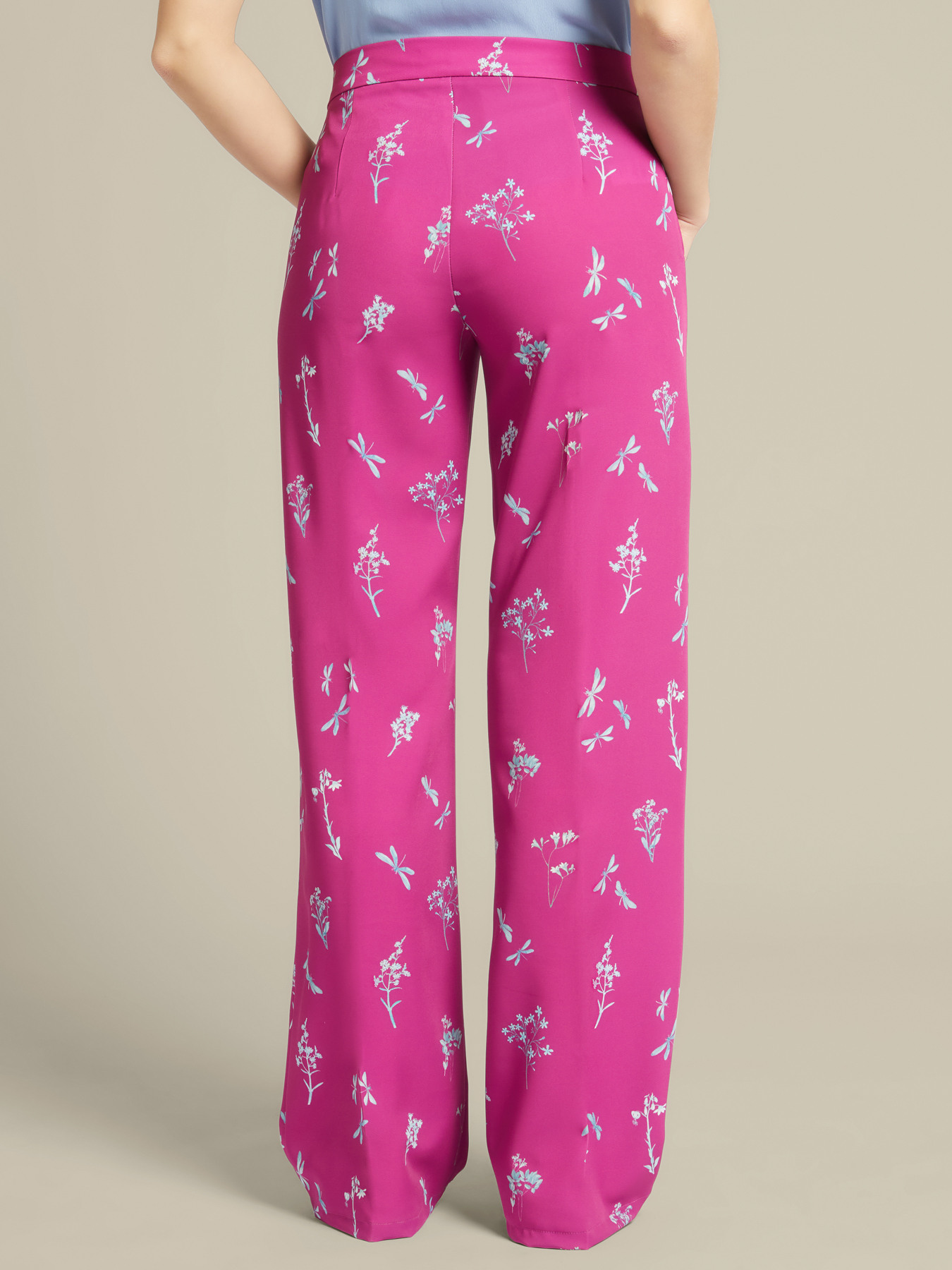Pantaloni dritti stampati image number 1